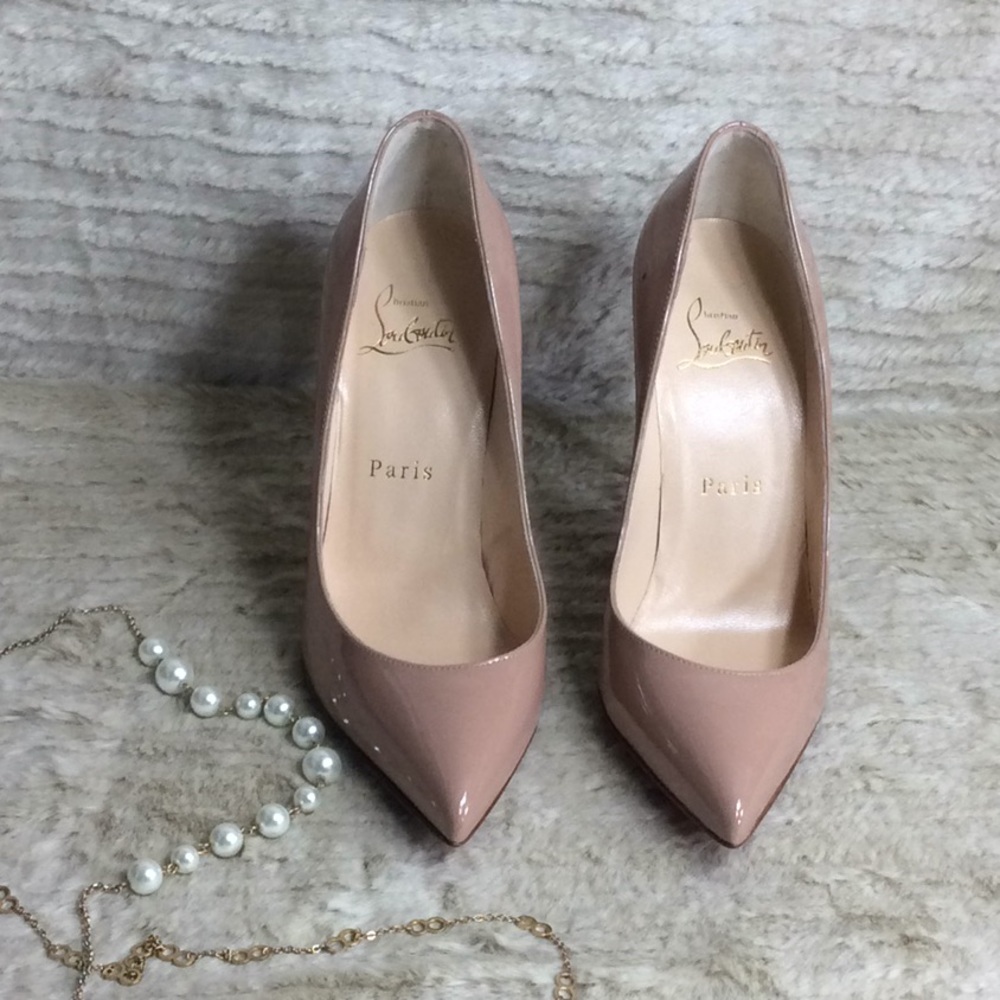 Christian Louboutin So Kate Patent Size 36/6 Nude